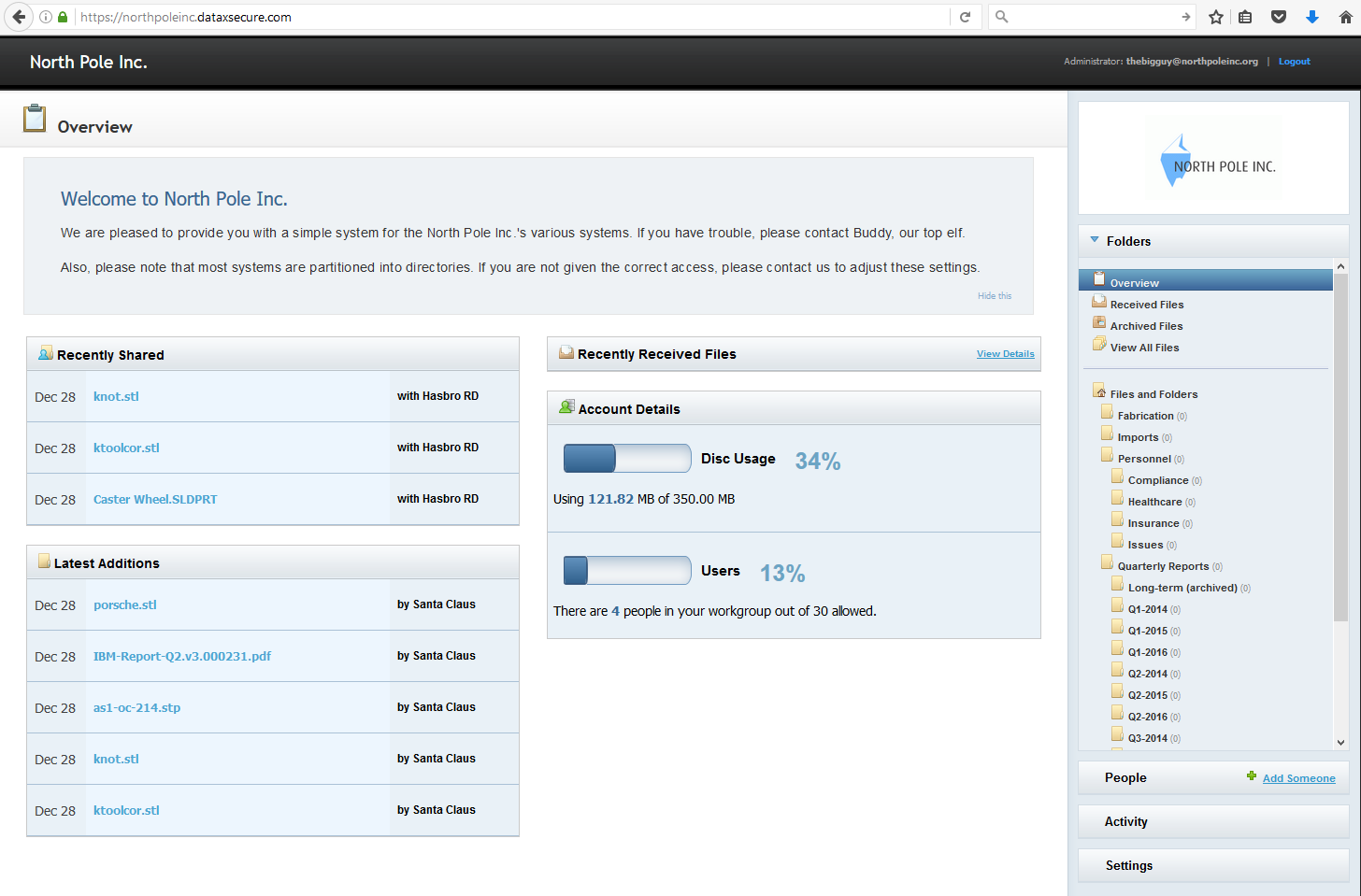 Overview of branded file sharing in PerfectShare