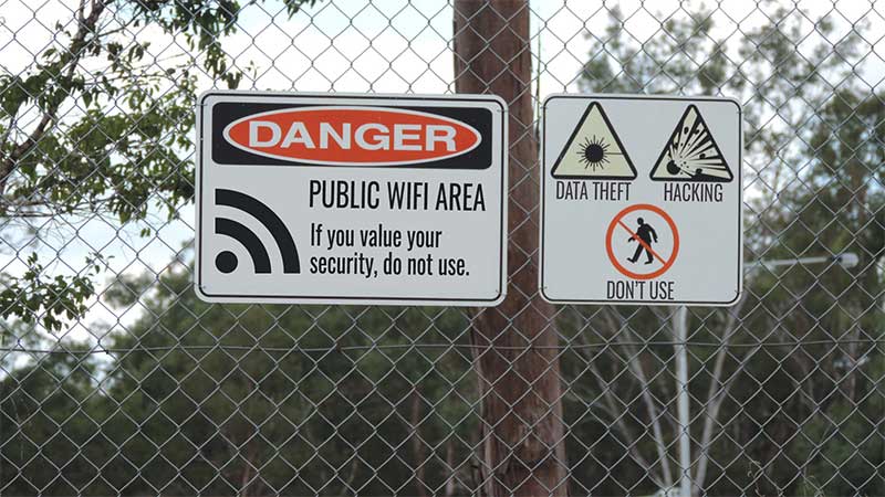 Public and free WiFi is bad for your business security